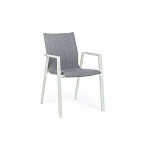 ODEON II fehér és szürke kerti szék kép