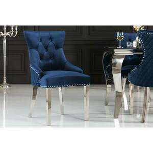 CASTLE kék bársony szék kép