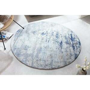 MODERN ART kék kerek szövet szőnyeg kép
