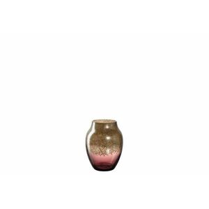 LEONARDO POESIA váza 16cm burgundy-arany kép