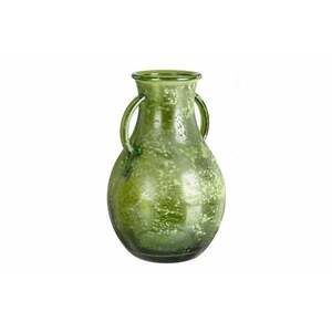 ARLEEN III zöld üveg váza kép
