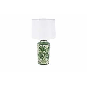 TROPIC zöld porcelán asztali lámpa kép