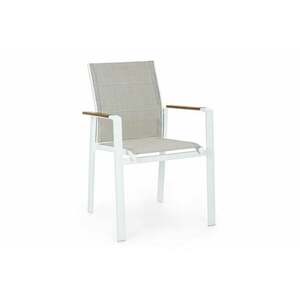 KUBIK fehér kerti szék kép