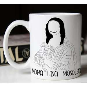 Mona Lisa mosolya/bögre kép
