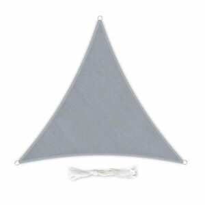 Blumfeldt Háromszög alakú napellenző, 3 × 3 × 3 m, rögzítőgyűrűkkel, poliészter, légáteresztő kép