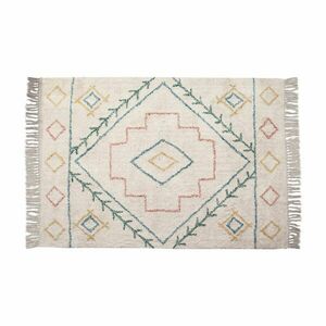 Rojtos pamutszőnyeg, pasztell mintával, 170x120, fehér - SUEDE - Butopêa kép