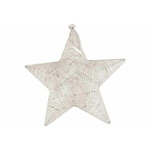 NEXOS Csillag karácsonyi 35 cm 30 LED meleg fehér kép