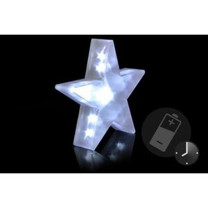 NEXOS Karácsonyi dísz világító csillag 20 LED 35 cm kép