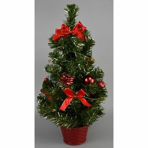 Newkirk karácsonyfa, piros, 50 cm kép