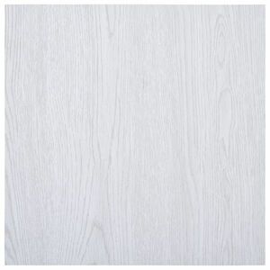 vidaXL fehér öntapadó PVC padlólapok 5, 11 m² kép