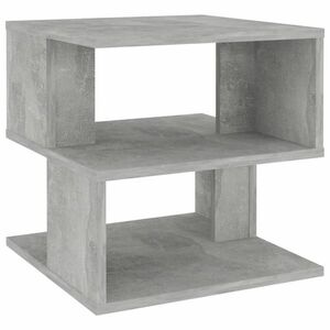 vidaXL betonszürke forgácslap kisasztal 40 x 40 x 40 cm kép