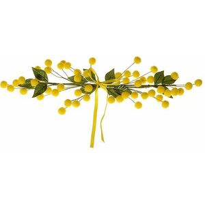 EverGreen mimóza - függő dekoráció, szélessége 43 cm, sárga színű kép