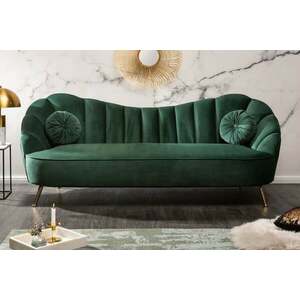 ARIELLE zöld bársony kanapé kép