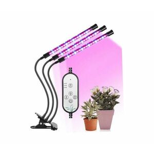 LED Dimmelhető asztali lámpa kapoccsal növények termesztéséhez LED/12W/5V kép