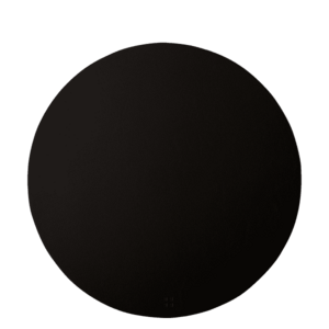 Fekete tányéralátét ø 38 cm – Elements Ambiente kép