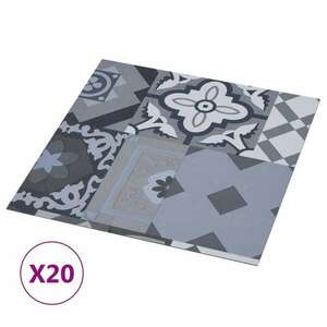 vidaXL 20 db színes mintás öntapadó PVC padlólap 1, 86 m² kép