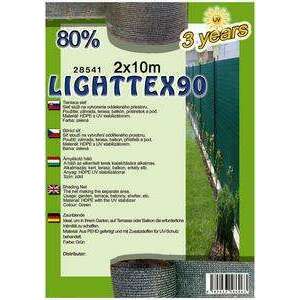 Árnyékoló háló Lighttex 2x10m zöld 80% 28541 kép