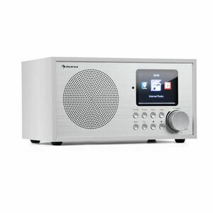 Auna Silver Star Mini, internet DAB+/FM rádió, WiFi, BT, DAB+/FM, fehér kép