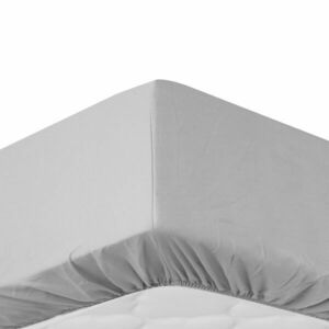 Sleepwise Soft Wonder-Edition, gumis ágylepedő, 180-200 x 200 cm, mikroszálas, világos szürke kép