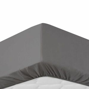 Sleepwise Soft Wonder-Edition, gumis ágylepedő, 180-200 x 200 cm, mikroszálas, sötét szürke kép