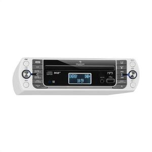Auna KR-400 CD, konyhai rádió, DAB+/PLL FMrádió, WiFi, CD/MP3-lejátszó, fehér kép