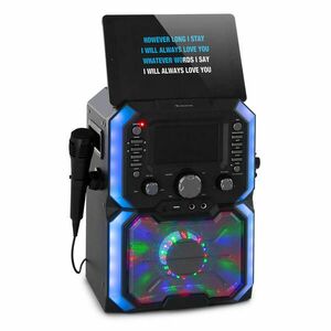 Auna Rockstar Plus, karaoke rendszer, karaoke készülék, bluetooth, USB, CD, LED show, cinch kép