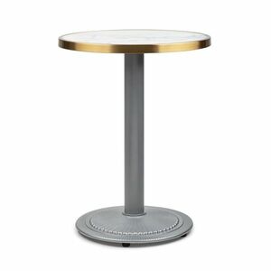 Blumfeldt Patras Jewel, márvány asztal, szecessziós stílus, Ø: 57, 5 cm, magasság: 75 cm, öntöttvas állvány kép
