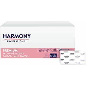 HARMONY Professional Premium hajtogatott 150 lap, (20 db) kép