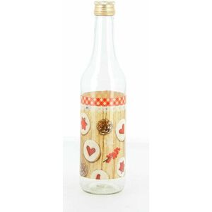 Cerve palack kupakkal 0, 5L LINZER dekor kép