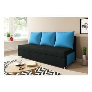 LISA kanapé, fekete/kék (alova 04/alova 29) kép