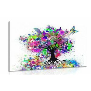 Kép virágzó fa tele színnel kép