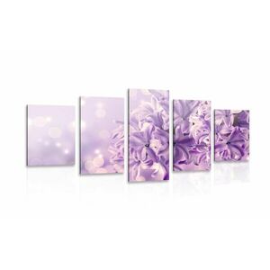 5 részes kép lila orgona virág kép