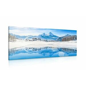 Kép havas táj Alpokban kép