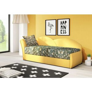 RICCARDO kinyitható kanapé, 200x80x75 cm, rose + sárga (rose 21/alova 41), balos kép