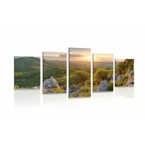 5 részes kép napsugaras természet kép