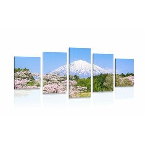 5 részes kép Fuji vulkán kép