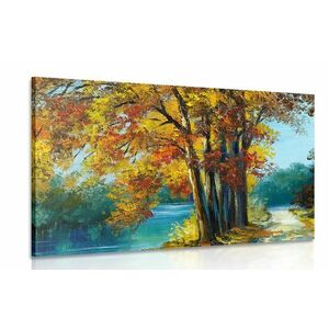Kép festett fék őszi színekben kép