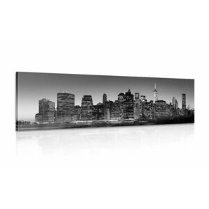 Kép New Yorki belváros fekete fehérben kép