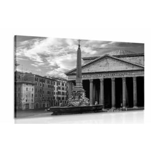 Kép Római bazilika fekete fehérben kép