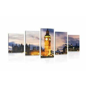 5 részes kép Big Ben Londonban kép