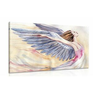 Kép szabad angyal lila szárnyakkal kép
