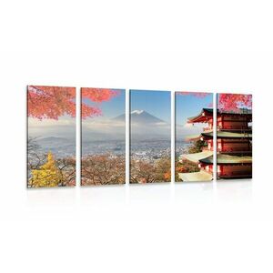 5-részes kép ősz Japánban kép
