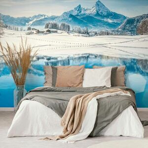 Fotótapéta havas táj az Alpokban kép