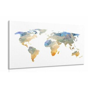 Kép sokszögű világ térkép kép