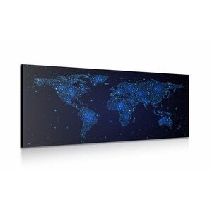 Kép világ térkép éjszakai égbolt kép