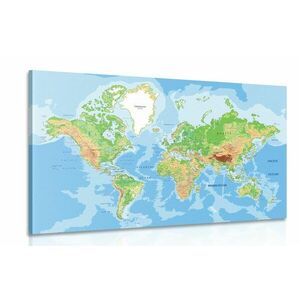 Kép hagyományos világ térkép kép