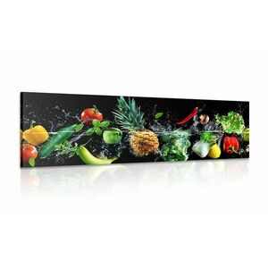 Kép organikus gyümölcs és zöldség kép