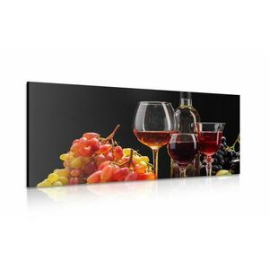 Kép olasz bor és szőlő kép