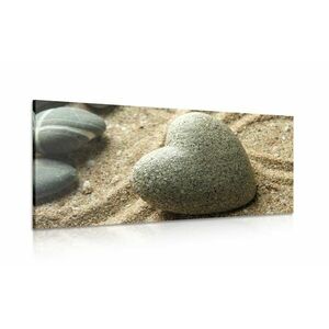 Kép szív alakú Zen kő kép