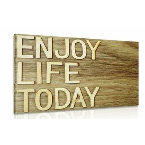 Kép idézettel - Enjoy life today kép